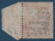 Grande Bretagne N°14 1 Pence Rose Fonçé Type II (pos OL) Oblitéré GC 280 De PERTH Avec Grand Bord De Feuille RR - Used Stamps