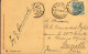 MESSINA DOPO IL TERREMOTO  DEL 28 DICEMBRE 1908 ( ITALIE )  ACCAMPAMENTO DI SUPERSTITI E ROVINE DELLA CASA AINIS - Catastrophes