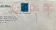 CUBA 1955, COVER USED TO USA, PHARMA FIRM, 2 DIFF VALUE METER MACHINE, HABANA CITY PERMISSION NO-4 & METRO NO C-104, T.B - Covers & Documents