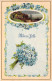 FLEURS - Bonne Fête - Village - Myosotis - Illustration Non Signée - Carte Postale Ancienne - Flowers