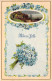 FLEURS - Bonne Fête - Village - Myosotis - Illustration Non Signée - Carte Postale Ancienne - Fleurs