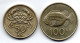 ICELAND, Set Of Two Coins 50, 100 Kronur, Nickel-brass, Year 1992, 1995, KM # 31, 35 - Islande