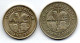 ICELAND, Set Of Two Coins 50, 100 Kronur, Nickel-brass, Year 1992, 1995, KM # 31, 35 - Islande