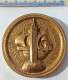 SPAIN - 1930 GOLD PLATTED COPPER 60 MM MEDAL FOR THE SEVILLA 12 OF OCTOBER CELEBRATION (DIA DE LA RAZA) - Autres & Non Classés