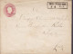 Preussen Postal Stationery Ganzsache 1851 EIN SILBER GROSCHEN Boxed MERSEBURG 8 4 5-6 Cds. ZEITZ (Arr.) Sachsen-Anhalt - Entiers Postaux