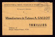 463/39 -- CANTONS DE L'EST - Carte Port Payé Destinataire BUTGENBACH 1951 Vers THUILLIES - Commande TABACS Gallot - Franchise