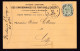 478/39 -- PERFINS/PERFORES - TP Armoirie Perforé F. S/ Carte Charbonnages De FONTAINE L'EVEQUE 1911 - 1909-34