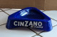 Cendrier Triangulaire Bleu Cinzano Bianco - Magnier / Blancy N°23 - Porcelaine