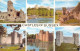 ANGLETERRE - Castles Of Sussex - Pevensey - Arundel - Hastings - Bodiam - Lewes.. - Carte Postale Ancienne - Altri & Non Classificati