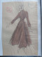 MODA MODELLI ORIGINALI DIPINTI A MANO CROQUIS ORIGINAL VIENNA CARL GOSCHL ANNI 40 CIRCA - Patterns