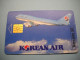 7596 Télécarte  Collection AVIATION  AVION  KOREAN AIR 3000 Ex 09/ 95   ( 2 Scans ) 50 U - Airplanes