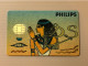 France Exhibition Smart Card Chip Card, Philips Smart Cards And Systems, Set Of 1 Mint Card. - Badge Di Eventi E Manifestazioni