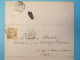 ● L.A.S 1859 Edouard ALLOU Avocat Sénateur Né Limoges Timbre Napoléon III 13a Cachet Postal Bibliothèque Mazarine Lettre - Politico E Militare