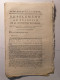 SUPPLEMENT AU BULLETIN CONVENTION NATIONALE De 1795 - RAPPORT DUVAL ETOUFFEMENT CONTRE REVOLUTION - Décrets & Lois