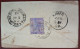 BRITISH INDIA 1903 QV 2a FRANKING On 1/2a QV Stationery Registered COVER, NICE CANC ON FRONT & BACK, RARE As Per Scan - Jaipur