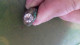 B2/ BAGUE BRONZE PLAQUE OR AVEC DIAMANT ??? - Anillos