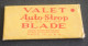 LAMETTA BARBA BLADE SHAVE VALET AUTO STROP. MADE IN USA - Lames De Rasoir