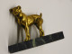 Delcampe - - JOLI PETIT CHIEN BRONZE /SOCLE MARBRE NOIR Sans Nom De Sculpteur Paperweight  E - Bronzes