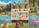 SUISSE - MULTIVUES ET BLASONS DES CANTONS - St. Anton