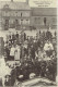 62 Marck Confirmation 1912 Monseigneur Lobbedey Devant La Mairie Animation  Verso Cachet Postes Militaires N°4 - Etaples