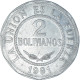 Monnaie, Bolivie, 2 Bolivianos, 1991 - Bolivie