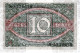 ALLEMAGNE / REICHSBANKNOTE DE10 MARK TRES BON Lettre: G - 10 Mark