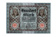 ALLEMAGNE / REICHSBANKNOTE DE 100 MARK   BON ETAT - 100 Mark