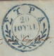 LETTRE. GRECE. 1845. POUR MONTPELLIER. TAXE 14. ENTREE GRECE MARSEILLE 1 - ...-1861 Vorphilatelie