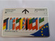 NETHERLANDS  ADVERTISING  4 UNITS/ FLAGS/ EUROPA PERSONAL COPY/ 327E       / NO; R 099  LANDYS & GYR   MINT   ** 13810** - Privat