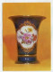 AK 142764 PORCELAIN / PORZELLAN ... - Bechervase Kobaltblau Mit Handgemalten Blumen - Objets D'art