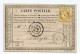 !!! CARTE PRECURSEUR TYPE CERES GC 4347 ET CACHET DE WOINCOURT DE 1876 - Cartes Précurseurs