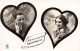Carte Postale - Couple - Romantisme - Cœur - Photographie - Rose - A Toi Mon Cœur Pour La Vie - Carte Postale Ancienne - Couples