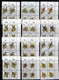 CISKEI, 1981-1990, MNH Control Block Stamps, Definitives Birds Various Years  M 5-21 - Ciskei