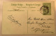 BASANKUSU1917entier Postal Illustré5c PONTHIERVILLE STATION54>Nijmegen Netherlands (Congo Belge Ananas Postal Stationery - Storia Postale