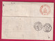 LETTRE DE ST PETERSBOURG PETERSBURG RUSSIE RUSSIA TAXE TAMPON 11 BORDEAUX VIA ALLEMAGNE 1868 LETTRE COVER FRANCE - ...-1857 Vorphilatelie