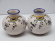 -2 JOLIS ANCIENS VASES BOULES MINIATURES RENOLEAU Non Marqués Collection    E - Angoulême/Le Renoleau (FRA)