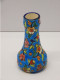 Delcampe - -JOLI ANCIEN VASE MINIATURE PETIT VASE A VIOLETTES CERAMIQUE LONGWY VITRINE   E - Longwy (FRA)