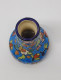 Delcampe - -JOLI ANCIEN VASE MINIATURE PETIT VASE A VIOLETTES CERAMIQUE LONGWY VITRINE   E - Longwy (FRA)