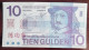 China BOC Bank Training/test Banknote,Netherlands Holland A Series 10 Gulden Note Specimen Overprint,Original Size - [6] Ficticios & Especimenes