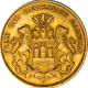 Allemagne 20 Mark 1893 Hambourg - 5, 10 & 20 Mark Oro