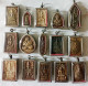 SET OF 15 THAI BUDDHIST BLESSED MEDALLION CLAY AMULETS - Länder