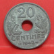 20 Centimes état Français 1942 - TTB - Pièce Monnaie France - Article N°352 - 20 Centimes