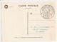 ALGERIE-Carte Maximum- N°333 JOURNEE DU TIMBRE 1956-FRANCOIS DE TASSY-ALGER - Cartes-maximum