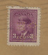 Canada 1946 Department Of Reconstruction And Supply Cover Stamp King George VI Perfin OH/MS On Her/His Majesty's Service - Perforiert/Gezähnt