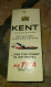 USA Kent Paquet De 4 Cigarettes Vide - Publicité Fly TWA For The Finest In Air Travel - Andere & Zonder Classificatie