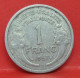 1 Franc Morlon Alu 1957 B - TB - Pièce Monnaie France - Article N°682 - 1 Franc