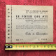 1964 Le Foyer De P.T.T Carte De Souscription Av Wilson Cachan-Œuvre De Protection Orphelin Des Postes Et Télécom - Documents Historiques