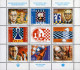 Delcampe - Yugoslavia 1995, Europa, Frogs, Flowers, Airplanes, Chess, Complete Year, MNH - Años Completos