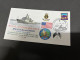 5-7-2023 (1 S 22) Royal Australian Navy Warship - HMAS Ballarat FFH 155 (USA Stamp) - Altri & Non Classificati