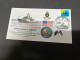 5-7-2023 (1 S 22) Royal Australian Navy Warship - HMAS Ballarat FFH 155 (USA Stamp) - Otros & Sin Clasificación